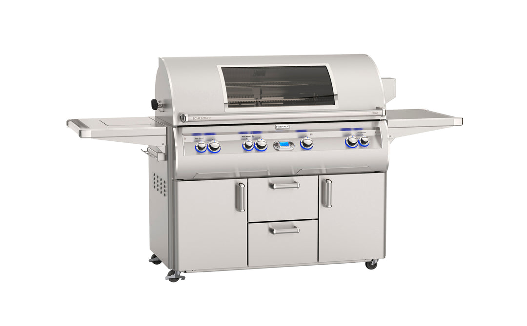 Firemagic E1060s Portable Grill with Digital Thermometer and Flush Mounter Single Side Burner