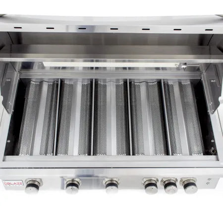 Blaze 40 Inch 5-Burner LTE Gas Grill with Rear Burner and Built-in Lighting System