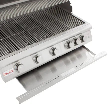 Blaze 40 Inch 5-Burner LTE Gas Grill with Rear Burner and Built-in Lighting System