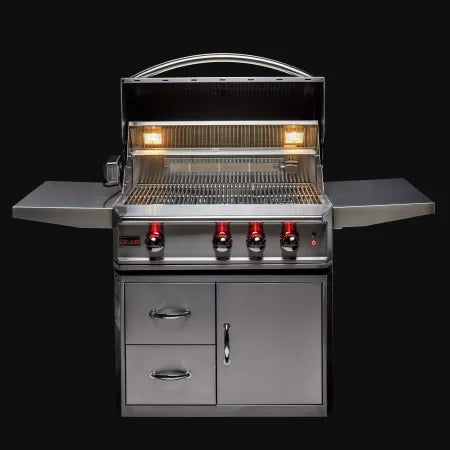 Blaze Professional LUX 34-Inch 3 Burner Built-In Gas Grill With Rear Infrared Burner